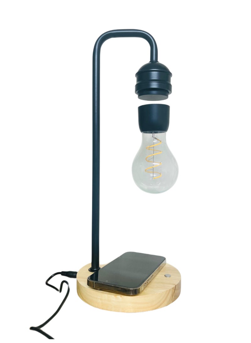 مصباح LED معلق مع شحن لاسلكي - ديكور عائم بسيط للمنزل والمكتب - Image 4